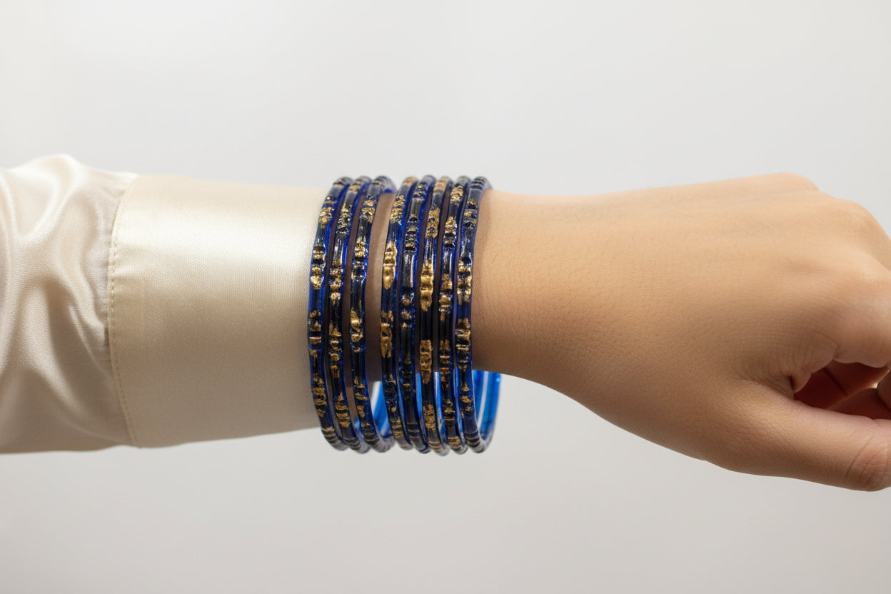 Glass bangles