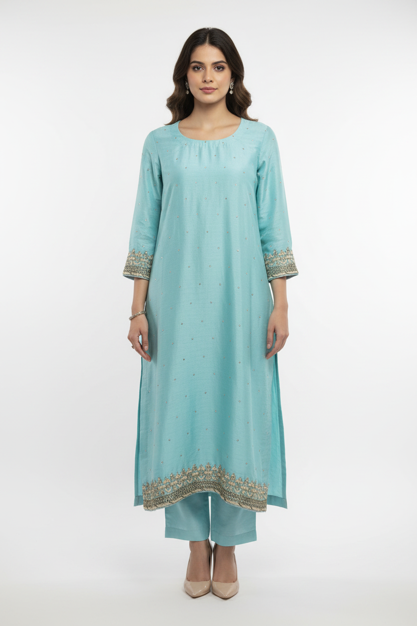 Raw silk