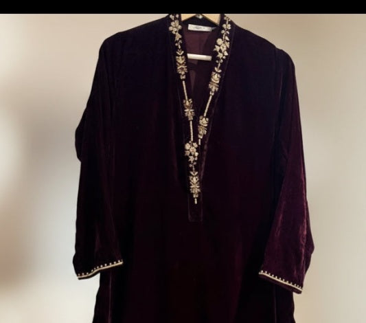 Deep Plum Velvet