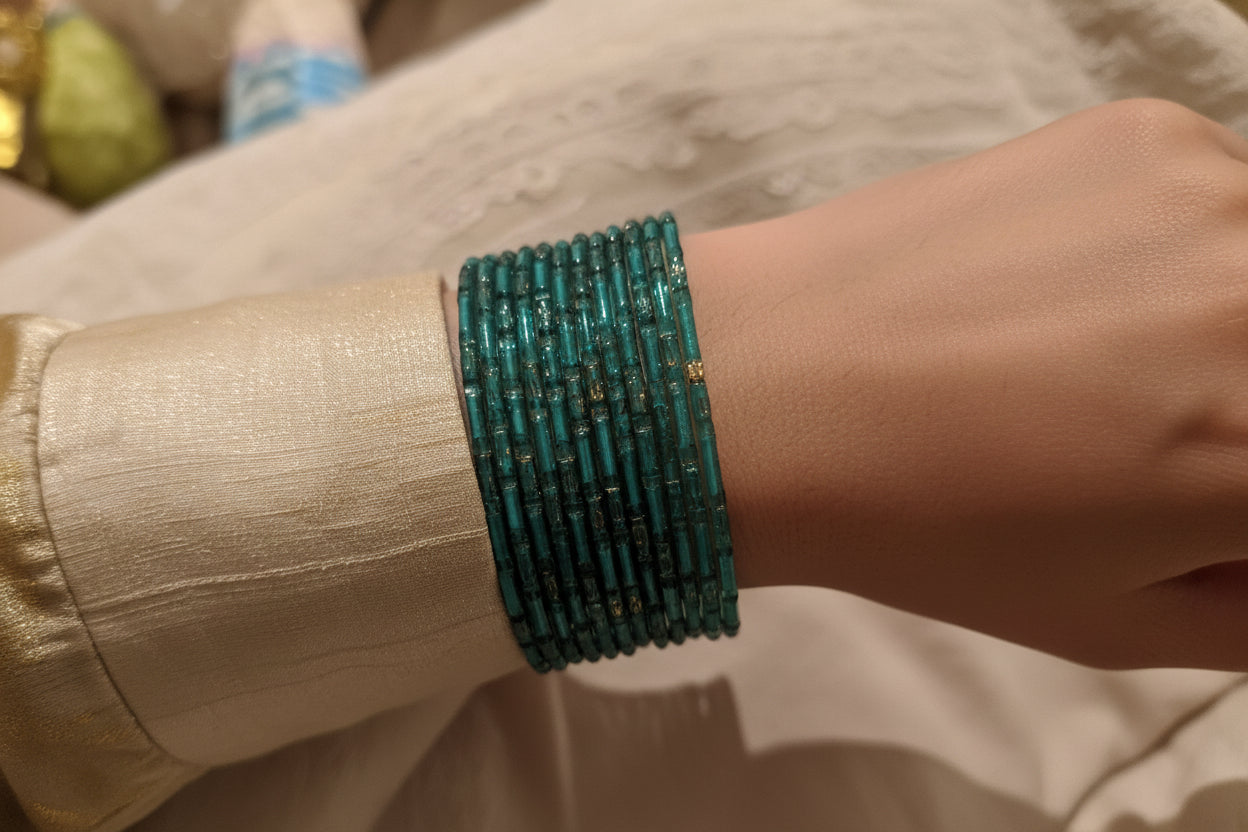 Glass bangles