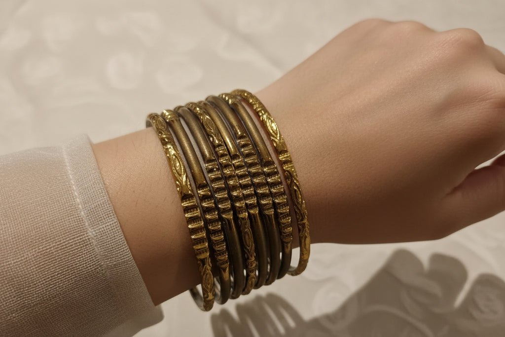 Glass bangles