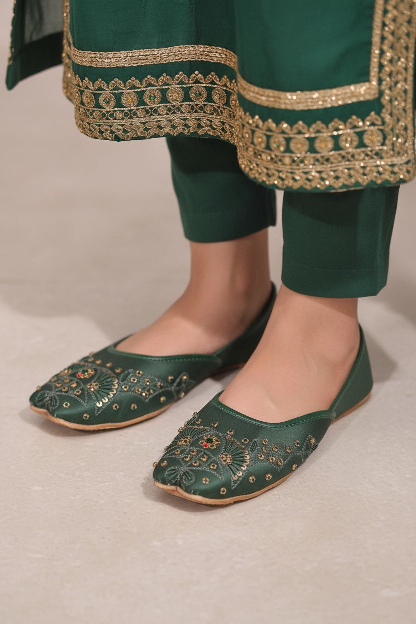 Embroidered khussa