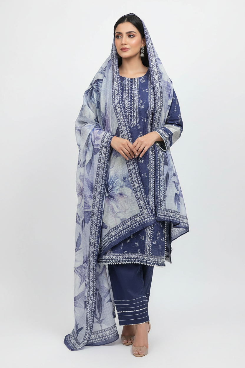 Printed lawn
